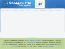 Tablet Screenshot of okanaganoasis.com